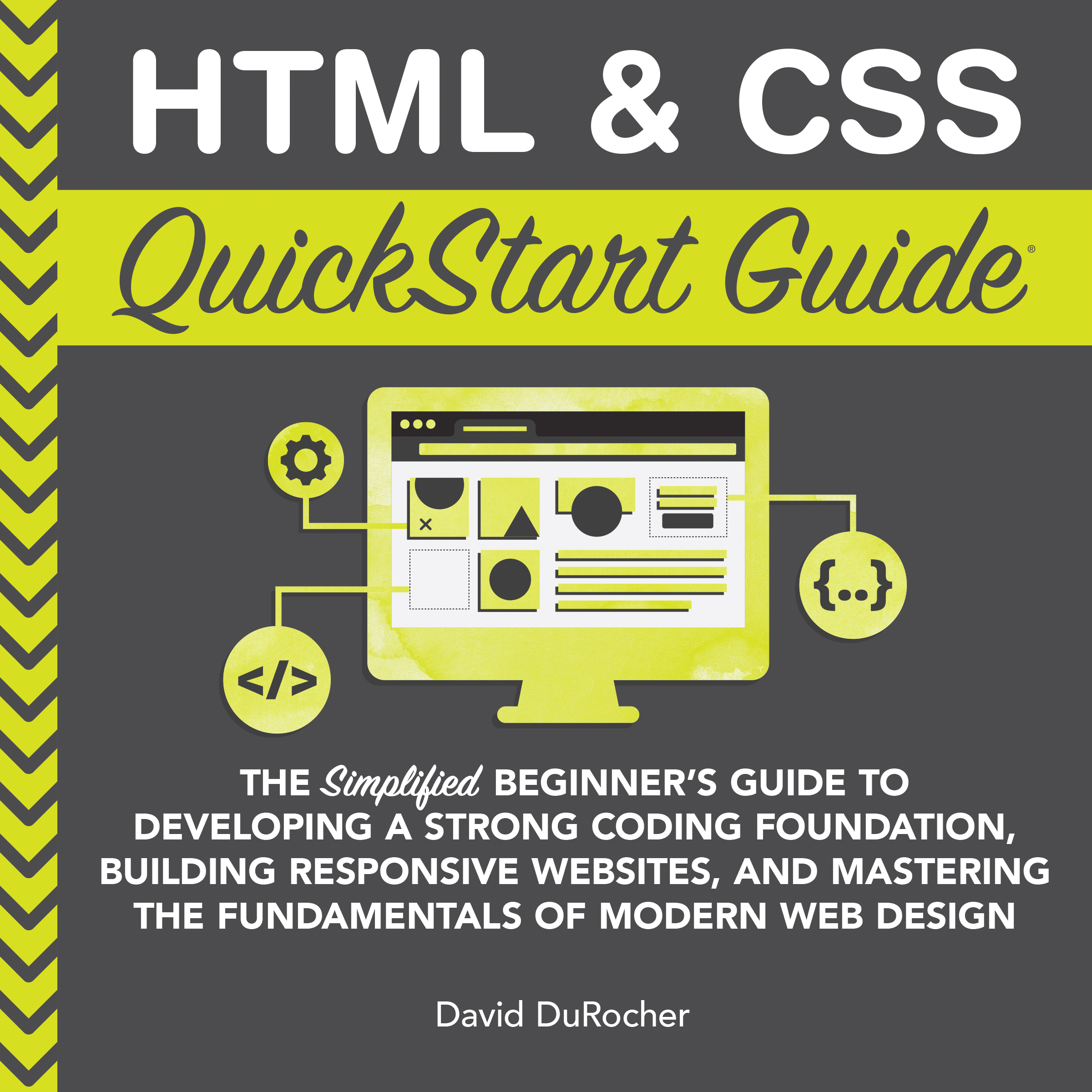 HTML & CSS QuickStart Guide Audiobook Cover